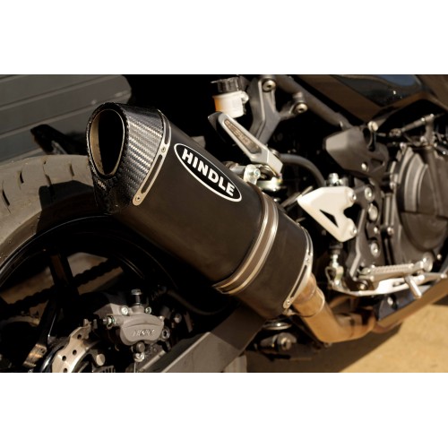 Hindle Kawasaki Ninja 300 (13+) with Evolution Black Ceramic Muffler